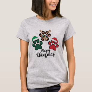 クリスマス メリー ワークマス 犬好き 愛犬家 イヌ 母 プレゼント Tシャツ