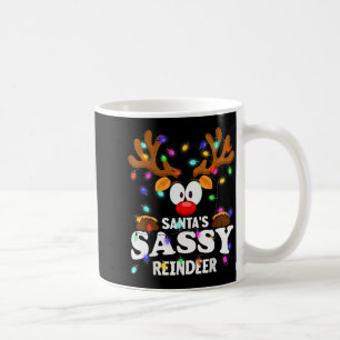クリスマス メンズ レディース サンタのSy トナカイ コーヒーマグカップ