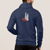 クリスマス・メンズTシャツ パーカ (裏面)