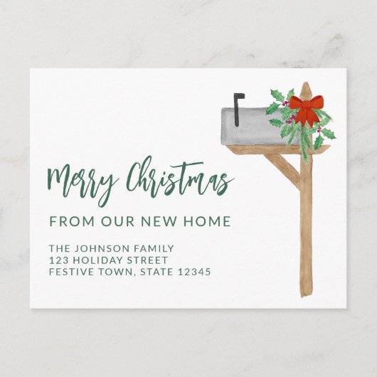 クリスマス メールボックス 案内ポストカード (正面)