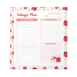 クリスマス メール デイリー To Do リスト プランナー ノートパッド