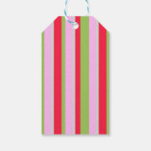 クリスマス モダン かわいい カラフルな 雪の結晶 ギフトタグ (裏面)