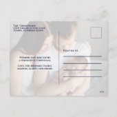 クリスマス モダン サンタ かわいい タイポグラフィー フォト (裏面)