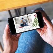 クリスマス モダン シンプル ミストルート ワン フォト