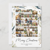 クリスマス モダン フォト コラージュ (正面)