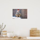 クリスマス・モンキーズとヒヒ ポスター (キッチン)