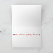 「クリスマス・モンキー」 シーズンカード (内部)