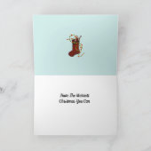クリスマス・モンキー シーズンカード (内部)