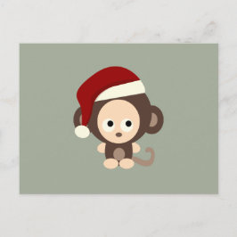 クリスマス・モンキー シーズンポストカード