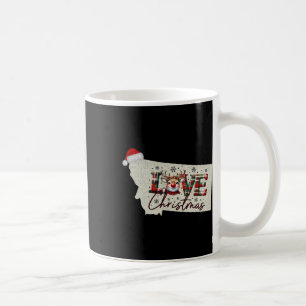 クリスマス モンタナ Xmas 州の地図 モンタナ クリスマス コーヒーマグカップ