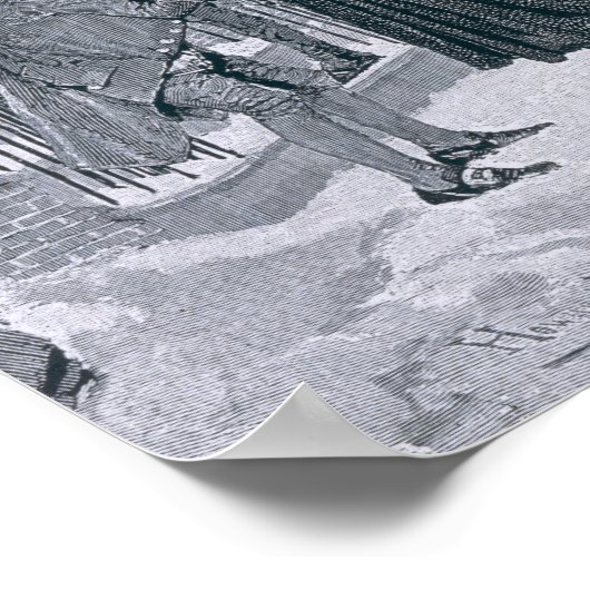 クリスマス・モーニングinオールド・ニューヨーク ポスター (角)