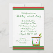 クリスマス·ヤドレット·カクテル·パーティー 招待状 (裏面)