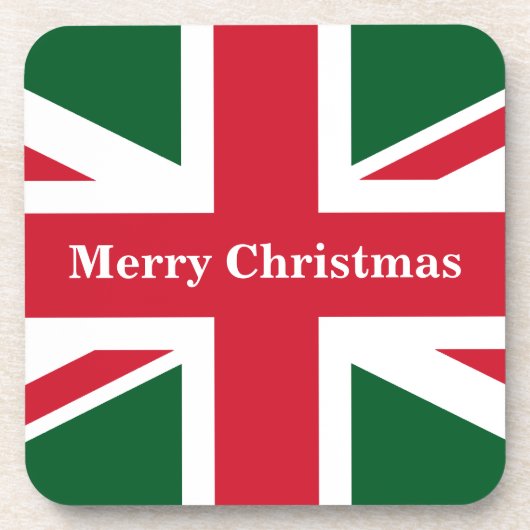 クリスマス・ユニオン・ジャック コースター (正面)