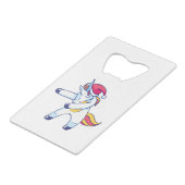 クリスマス・ユニコーン クレジットカード栓抜き (正面アングル)