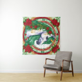 クリスマス・ユニコーン タペストリー (インサイチュ(横))