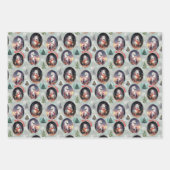 クリスマス・ユニコーン ラッピングペーパーシート (正面)