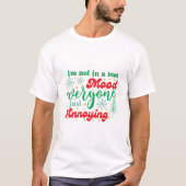 クリスマス+ユーモア  Tシャツ (正面)