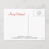 クリスマス/ユール(キリスト降誕祭)装飾ポストカード シーズンポストカード (裏面)