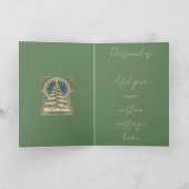 クリスマス ユール ツリー 雪の結晶と星のアールヌーボー (内部)