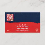 🎅🏼クリスマス ライティング QR 名刺 (裏面)