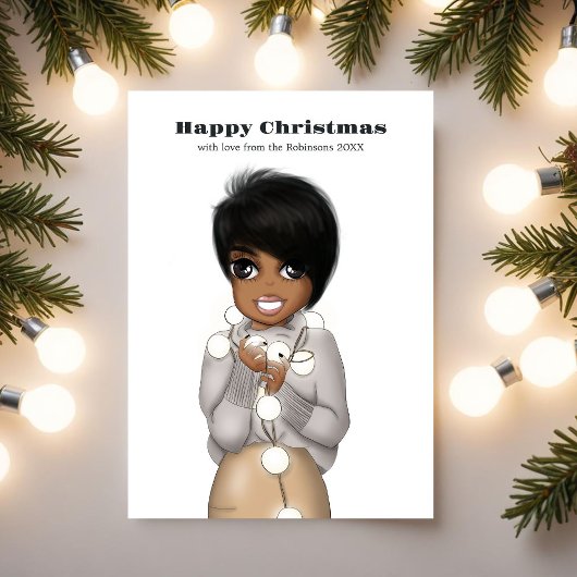 クリスマス・ライトの挨 シーズンカード