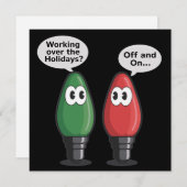 クリスマス ライト ジョーク ライトバルブ 動作 オンオフ (正面/裏面)