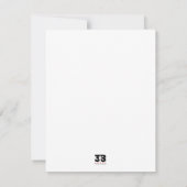 クリスマス ライト ノートカード (裏面)