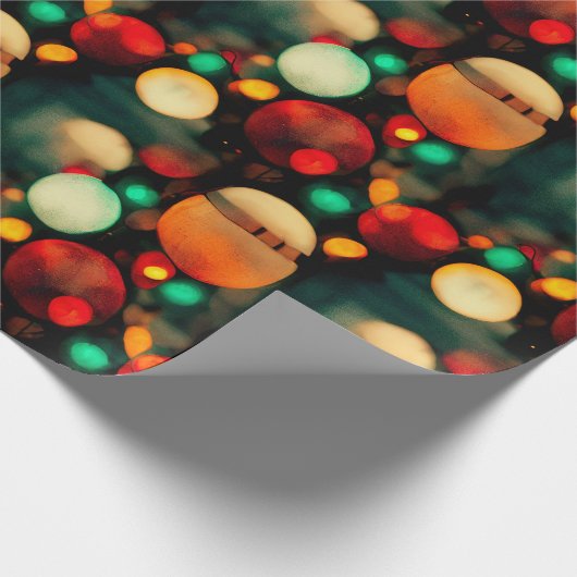 クリスマス ライト 包装紙 (角)