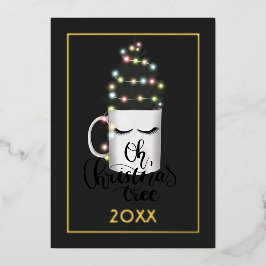 クリスマス ライト 家族 写真 コラージュ ホリデー フォイル