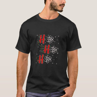 クリスマス ライト HO HO HO 物理学 サイエンス おもしろい ださい Tシャツ