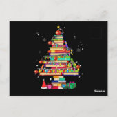 クリスマス ライブラリー ツリー ポストカード (裏面)