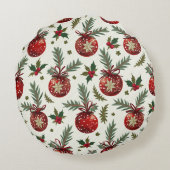 クリスマス ラウンドクッション (裏面)