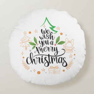 クリスマス ラウンドクッション