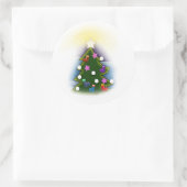 クリスマス ラウンドシール (バッグ)