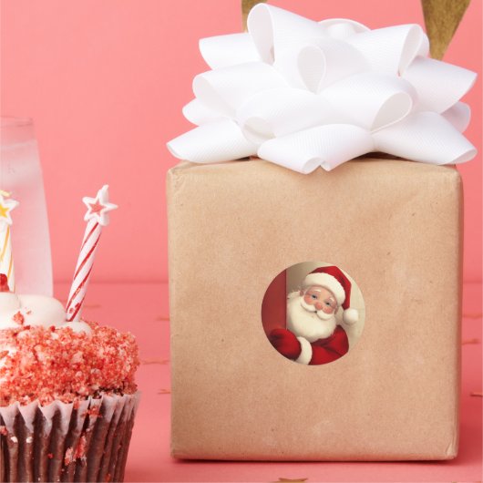 クリスマス ラウンドシール (パーティー)