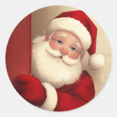 クリスマス ラウンドシール (正面)