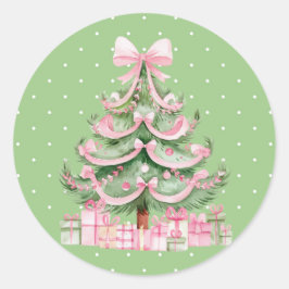 クリスマス ラウンドシール