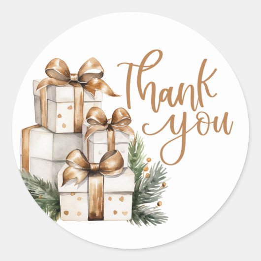 クリスマス ラウンドシール (正面)