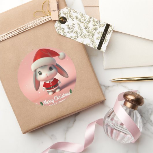 クリスマス ラウンドシール (ギフト)