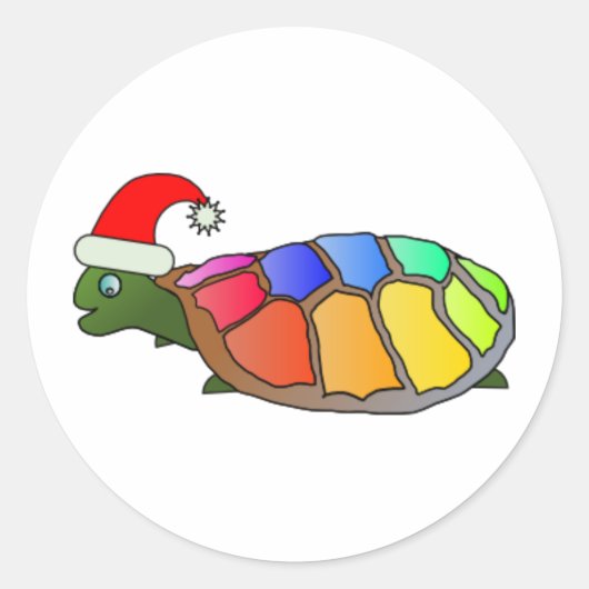 クリスマス ラウンドシール (正面)