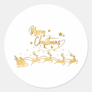 クリスマス ラウンドシール