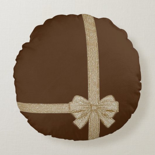 クリスマス ラウンド ピロー (正面)