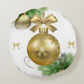 クリスマス ラウンド ピロー (裏面)