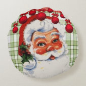 クリスマス ラウンド ピロー サンタ (裏面)