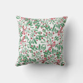 クリスマス ラスティック ミストル 水彩 手描き アウトドアクッション (裏面)
