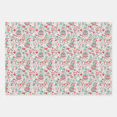 クリスマス ラッピングペーパーシート (正面3)