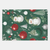 クリスマス ラッピングペーパーシート (正面3)