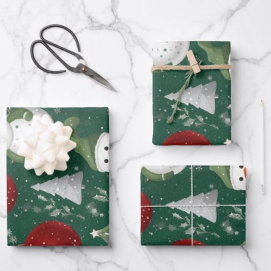 クリスマス ラッピングペーパーシート