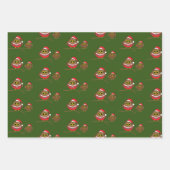クリスマス ラッピングペーパーシート (正面3)