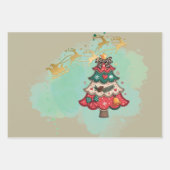 クリスマス ラッピングペーパーシート (正面2)